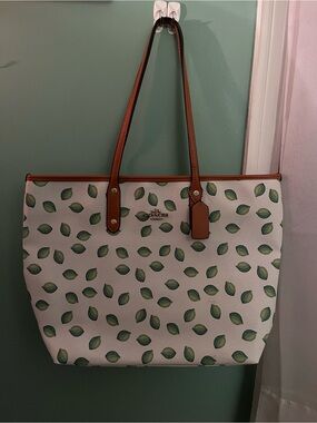 Coach Large Lime Tote Bag